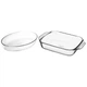 Форма для выпечки Pyrex Essentials набір 2 шт 35 / 30 л (900S030/7043) - изображение 2