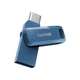 USB флеш накопичувач SanDisk 128GB Ultra Dual Drive Go Navy Blue USB 3.1 Type-C (SDDDC3-128G-G46NB) - зображення 4