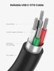 Кабель Type-С to USB 3.0 Ugreen 30701 OTG адаптер Black - зображення 13