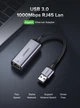 Мережевий адаптер UGREEN CM209 USB 3.0 to RJ-45 Grey (50922) - зображення 4