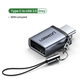 Адаптер Type-C to USB 3.0 Ugreen US270 с карабином Space Gray Aluminium (50283) - изображение 7