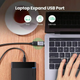Адаптер Type-C to USB 3.0 Ugreen US270 с карабином Space Gray Aluminium (50283) - изображение 13