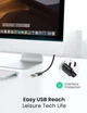 Кабель USB 3.0 Ugreen US129 AM/AF 0.5m Black (30125) - изображение 9