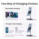 Магнітна бездротова зарядна підставка 2-в-1 Ugreen CD317 20W для iPhone 16 15 14 Pro Max / iPhone 13 Сірий (90668) - зображення 6
