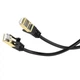 Мережевий інтернет кабель для роутера Kakusiga KSC-745 CAT6 High-Speed ​​1Gbts LAN RJ45 5м - Black - зображення 2