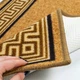 Коврик придверный, в прихожую, коридор MAC Carpet Taba 225 40х60 см Бежевый - изображение 3