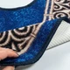 Коврик для туалета с вырезом под унитаз Taba 221-1D 57х80 см Синий - изображение 4