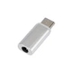 Перехідник адаптер Type-C to Audio Aux 3.5 mm Metal Gray - зображення 2