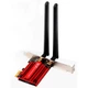 Мережева карта REKONG FV-AX1800P PCI-E WiFi 6 1800 Мбіт/с 2.4/5 ГГц Bluetooth 5.2 Червоний (1013-520-00) - зображення 6