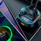 Автомобільний FM-передавач LUTU C22 Bluetooth RGB MP3-плеєр QC3.0 PD 20 Вт Чорний (1013-543-00) - зображення 10