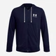 Толстовка на молнии мужская Under Armour Ua Rival Terry Lc Fz 1370409-410 S Синяя (196885396779) - изображение 3