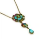Кольє Michal Negrin "Мальовничий Калейдоскоп" з блакитними кристалами Swarovski - зображення 1