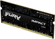 Pamięć Kingston Fury SODIMM DDR3L-1866 4096 MB PC3-14900 Impact Black (KF318LS11IB/4) - obraz 1