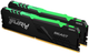 Pamięć Kingston Fury DDR4-3733 32768 MB PC4-29864 (Kit of 2x16384) Beast RGB Black (KF437C19BB1AK2/32) - obraz 1