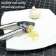 Чесночница пресс для чеснока чеснокодавка из нержавеющей стали Brabantia Tasty Silver Top - изображение 2