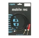 Комутаційний кабель Mini-Jack кутовий - 2хJack 6,3 2м KLOTZ AY5A0200 - зображення 1
