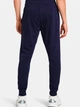 Спортивные штаны утепленные мужские Under Armour Ua Rival Terry Jogger 1380843-410 M Синие (196885391569) - изображение 2