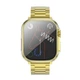 Смарт-часи Hoco Y12 Ultra Smart Sports watch (Call Version) IP67 для Android для Iphone Titanium Золотий - зображення 3