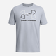 Футболка довга чоловіча Under Armour UA GL Foundation Update SS 1382915-011 M Сіра (196885634994) - зображення 3