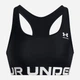Спортивный топ для фитнеса женский Under Armour UA HG Mid Branded 1383544-001 XS Черный (196885476044) - изображение 4