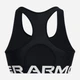 Спортивный топ для фитнеса женский Under Armour UA HG Mid Branded 1383544-001 XS Черный (196885476044) - изображение 5
