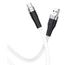 Кабель USB Hoco X53 Angel Silicone USB-Type C силіконовий зарядний дата кабель, 1м, 118 мідних проводів, максимальний струм 3A Білий - зображення 2