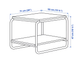 Журнальний столик BAGGBODA IKEA 205.550.89 жовтий - изображение 4