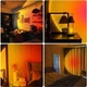 Проекційна різнокольорова захід сонця лампа sunset lamp LED для селфі нічник RGB з пультом Sunset світильник UKC F 20 USB - зображення 10