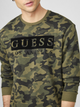 Bluza bez kaptura męska Guess X2OQ21K9JY2-CAMO XL Zielona (7628067315894) - obraz 4