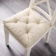 Подушка на стул IKEA МАЛИНДА, светло-бежевый, 40, 35x38x7 см, 102.092.02 - изображение 3