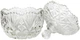 Сахарница стеклянная Crystal Vulcan 16х19 см (JXE-19) (83000019_JXE-19) - изображение 2