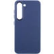 Шкіряний чохол Bonbon Leather Metal Style для Samsung Galaxy S23 Синій / Navy blue - зображення 1