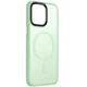 Чохол TPU+PC Armour Metal Guard Buttons with MagSafe Colorful Case для Apple iPhone 13 (6.1") Matcha Green - зображення 1