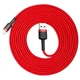 Кабель Baseus Cafule Lightning 2A (3m) gray/black - изображение 6