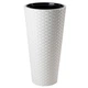 Горшок Rattana Slim - 30 белый Form-Plastic - изображение 1