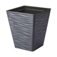 Горшок для цветов Sahara kwadro-40 антрацит Form-Plastic - изображение 1
