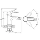 Змішувач для біде Zegor PUD2-A045MG одноважільний Графітовий - изображение 2