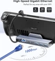 Алюминиевая док-станция ivoler 6-в-1, концентратор USB-C с HDMI2.0 4K@60Hz, Ethernet1000M, порт PD3.0, тройной порт USB3.0, разработан для Valve Deck Steam, совместимый ASUS ROG Ally - изображение 3