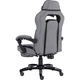 Геймерское кресло GT Racer X-2749-1 Fabric Gray/Black Suede - изображение 5