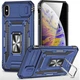 Удароміцний чохол Camshield Army Ring для iPhone X / XS (5.8") Синій / Navy Без бренду - зображення 1