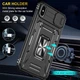 Удароміцний чохол Camshield Army Ring Apple iPhone X / XS (5.8") Чорний / Black Без бренду - зображення 2
