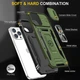 Ударопрочный чехол Camshield Army Ring для Apple iPhone 12 Pro / 12 (6.1") Оливковый / Army Green Без бренда - изображение 3