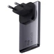 СЗУ Baseus GaN5 Pro Ultra-Slim 65W Type-C+USB + Type-C to Type-C 100W (1m) (CCGP15011) Gray - зображення 2
