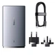 СЗУ Baseus GaN5 Pro Ultra-Slim 65W Type-C+USB + Type-C to Type-C 100W (1m) (CCGP15011) Gray - зображення 6