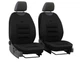 Накидки чехлы на передние сиденья GEELY FC 2006-2011 (2002-2011) Pok-ter PsT комбинированные с черной вставкой - изображение 1