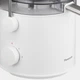 Соковитискач Panasonic MJ-CB100WTQ відцентрований 1000Вт, чаша-1.5л, жмих-2л, жолоб на ціле яблуко, пластик/метал, білий - зображення 6