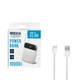 Универсальная мобильная батарея Brevia 10000mAh 22.5W Type-C+Lightning Cable, Li-Pol, LCD 45122 - изображение 9