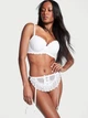 Пояс для панчіх Victoria's Secret Eyelet Lace Garter Belt Skirt M/L Белый - изображение 1
