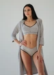 Халат для беременных и кормящих Мария Серый S/M М02 - изображение 3