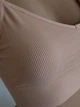 Комплект нижнего белья в рубчик топ бюстгальтер трусики Honey Fashion Accessories S/M розовый (2-185) - изображение 7